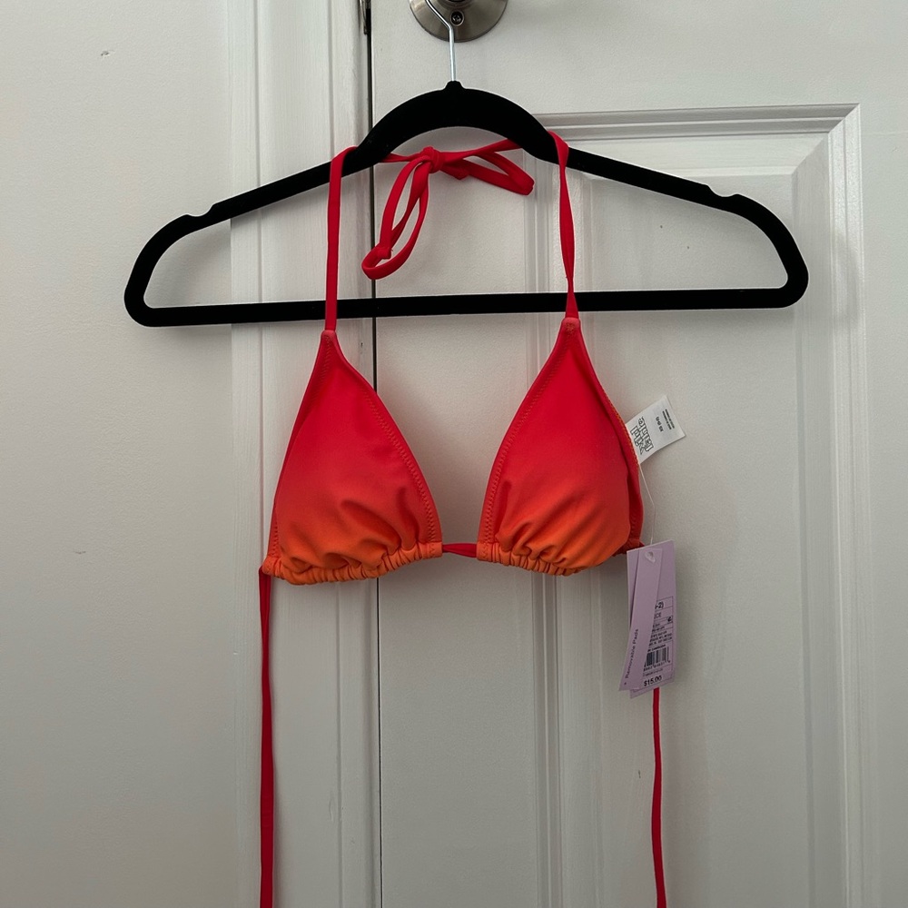 Wild Fable Red-Orange Swim Top - Size XS